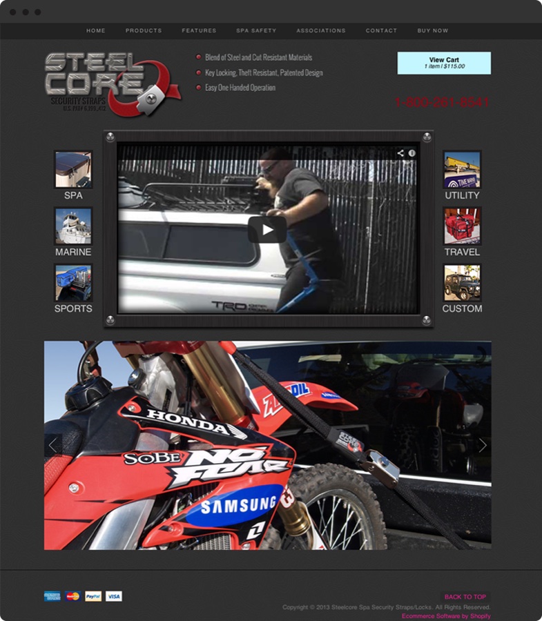 Steelcore website