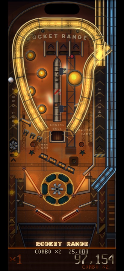 Tower Pinball, the launch pad floor
